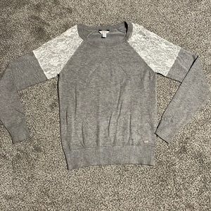 Guess, silver/grey sweater, like new, size XS